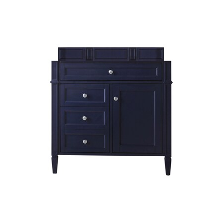 James Martin Vanities Brittany 36in Single Vanity Cabinet, Victory Blue 650-V36-VBL